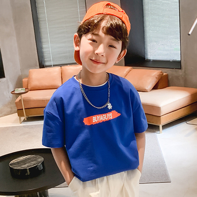 Boys Aged 4-15 Summer T Shirt Sports Breathable
